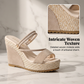 👡 50 % DE RÉDUCTION ! ☀️ Sandales à talons compensés pour femmes – Confortables, stables et élégantes – idéales avec une robe d'été, un short ou pour une journée en ville – semelle amortissante pour les longues promenades 🌸