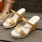 👡 50 % DE RÉDUCTION ! ☀️ Sandales à talons compensés pour femmes – Confortables, stables et élégantes – idéales avec une robe d'été, un short ou pour une journée en ville – semelle amortissante pour les longues promenades 🌸