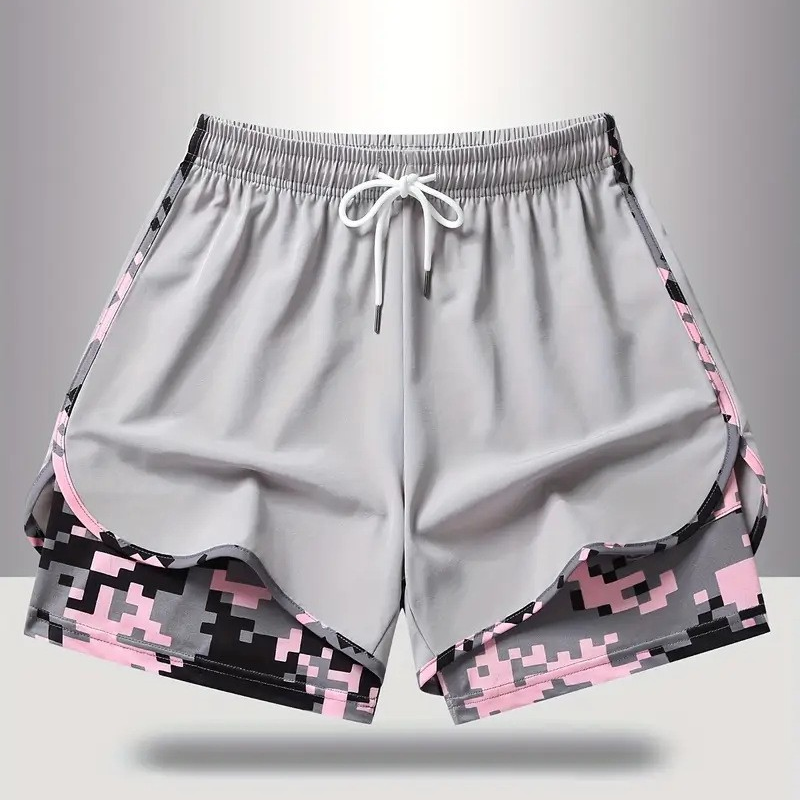 🏃‍60 % DE RÉDUCTION SUR LES SHORT DE SPORT 2 EN 1 ! 🔥 Tissu respirant, doublure camouflage et poches pour femmes 🏃‍♀️✨