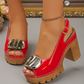 👠 60% DE RÉDUCTION ! Sandales à Boucle Chic – Talons Stables & Look Raffiné ✨💖【Prix Exceptionnel】