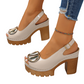 👠 60% DE RÉDUCTION ! Sandales à Boucle Chic – Talons Stables & Look Raffiné ✨💖【Prix Exceptionnel】