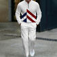 🔥NOUVEAUTÉ 2026 - 60 % DE RÉDUCTION🔥Ensemble de survêtement à demi-zip pour homme, motif color block
