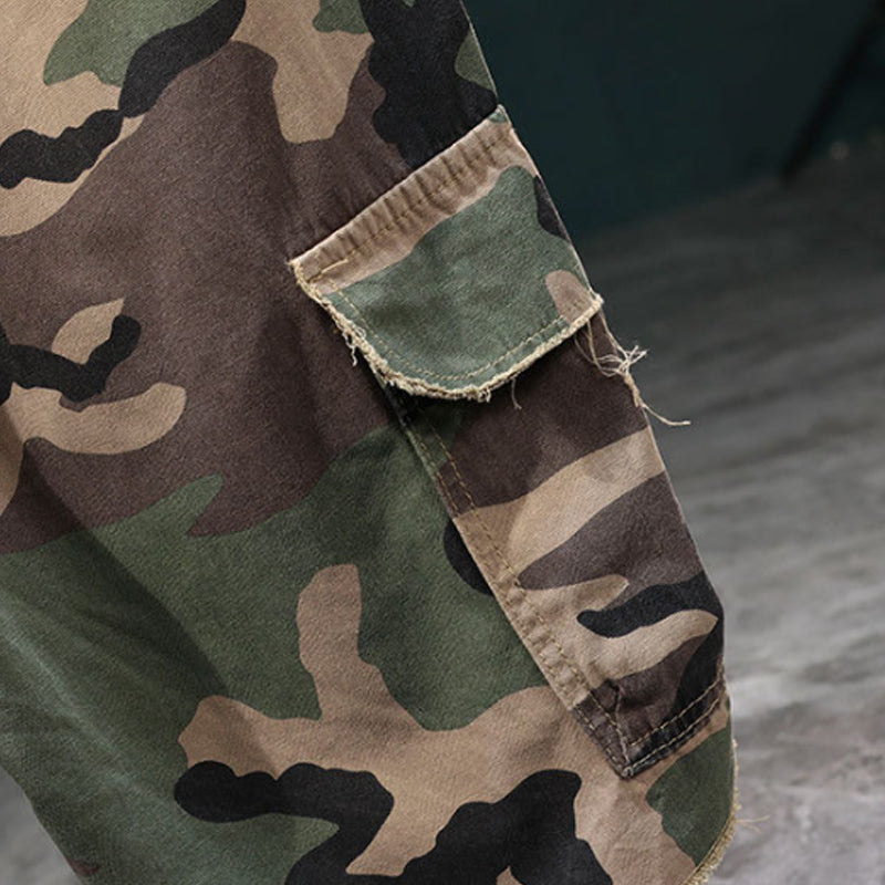 🩳 50 % DE RÉDUCTION ! 🔥 Short cargo camouflage clouté pour homme – Résistant, nombreuses poches et motif camouflage robuste – Idéal pour les activités de plein air et le quotidien 🌿