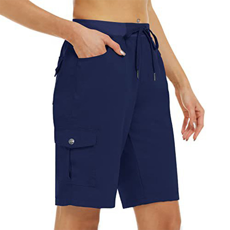 Short Cargo 🩳 — Doté de poches latérales et de poches cargo : Rangement spacieux + Sécurité antivol. Protection solaire UPF 50+ | Tissu à séchage rapide | Coupe décontractée avec cordon de serrage | Idéal pour la randonnée en plein air 🏞️