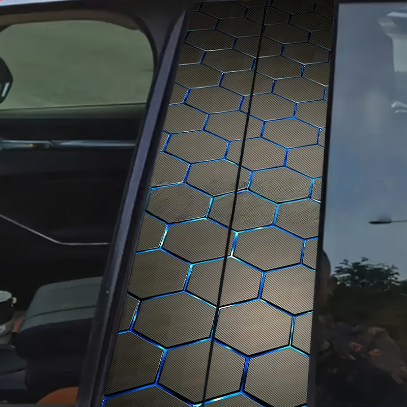 Protection anti-rayures pour montant B 🚗 Protège des rayures de clés + design haute définition + protection UV. Facile à poser soi-même, elle redonne un aspect neuf à votre voiture ! 🎨