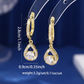 Boucles d'oreilles en zircon en forme de goutte 💧 Taillées avec précision pour scintiller comme des diamants. Grâce à leur sertissage pavé raffiné, elles subliment magnifiquement le visage — un choix d'une grande polyvalence ✨
