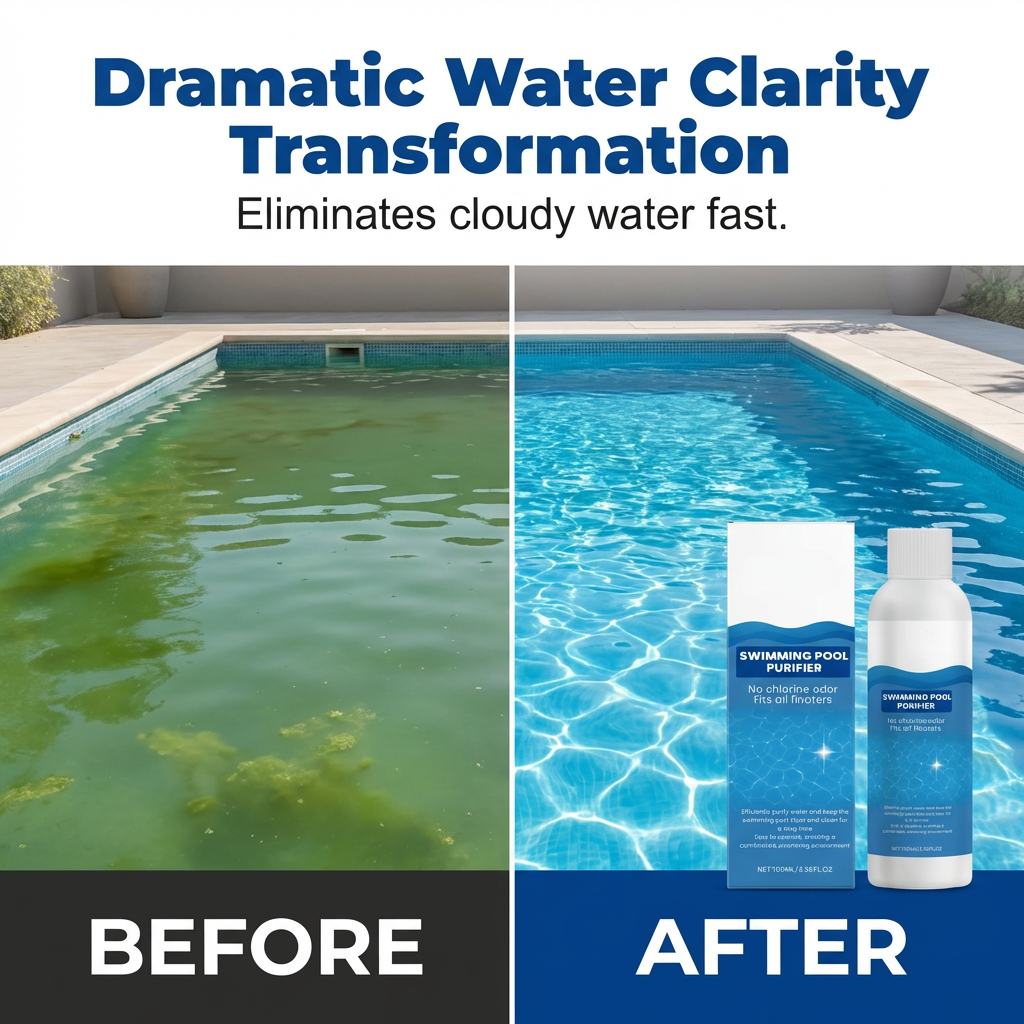 💧🌊 Liquide de rinçage au pH neutre – adieu eau verte ! ✨🚀 Dosage facile, sans odeur de chlore. Pour une douche naturellement pure et un nettoyage plus facile.