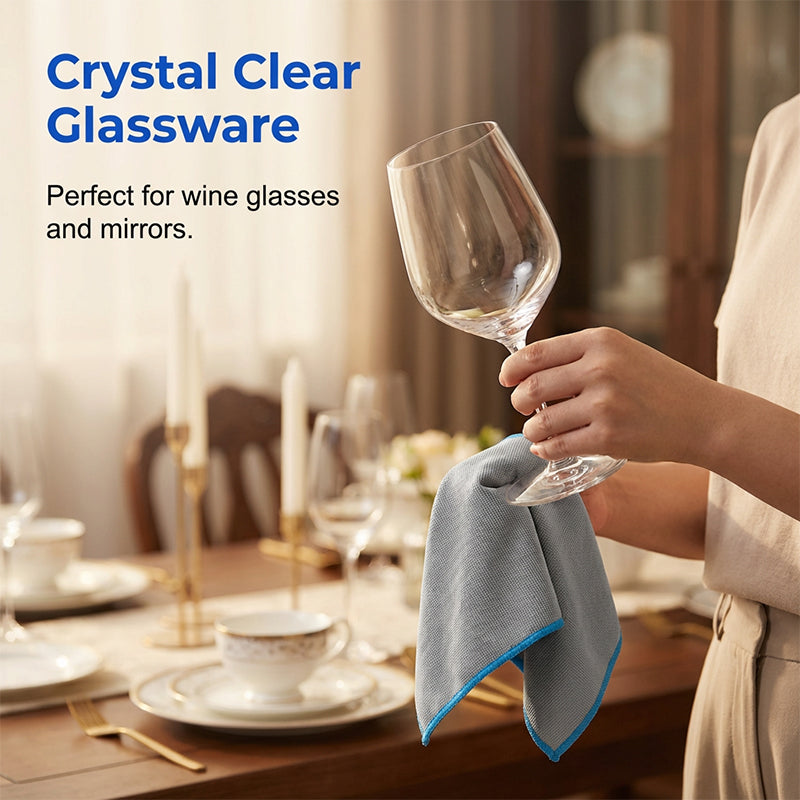 👓60 % DE RÉDUCTION MAINTENANT ! 🫧 Chiffon de nettoyage en microfibre de qualité supérieure pour lunettes et écrans – Non pelucheux, sans traces et ultra-doux pour les surfaces délicates 📱