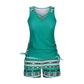 👙 50% DE RÉDUCTION ! 🌺 Ensemble Tankini Deux Pièces Imprimé – Haut Fluide & Shorty Assorti – Tissu Extensible Séchage Rapide – Parfait pour la Plage, la Piscine ou les Vacances ☀️🌊✨