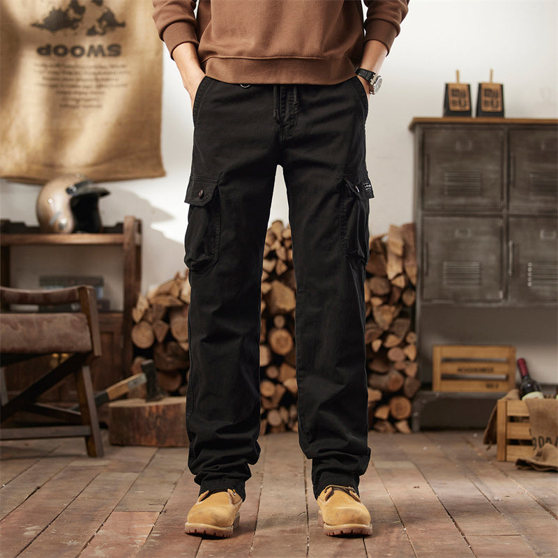 👖60 % DE RÉDUCTION MAINTENANT ! 🛠️ Pantalon cargo tactique en coton pour homme – Multipoches, construction renforcée et taille ajustable 🔧