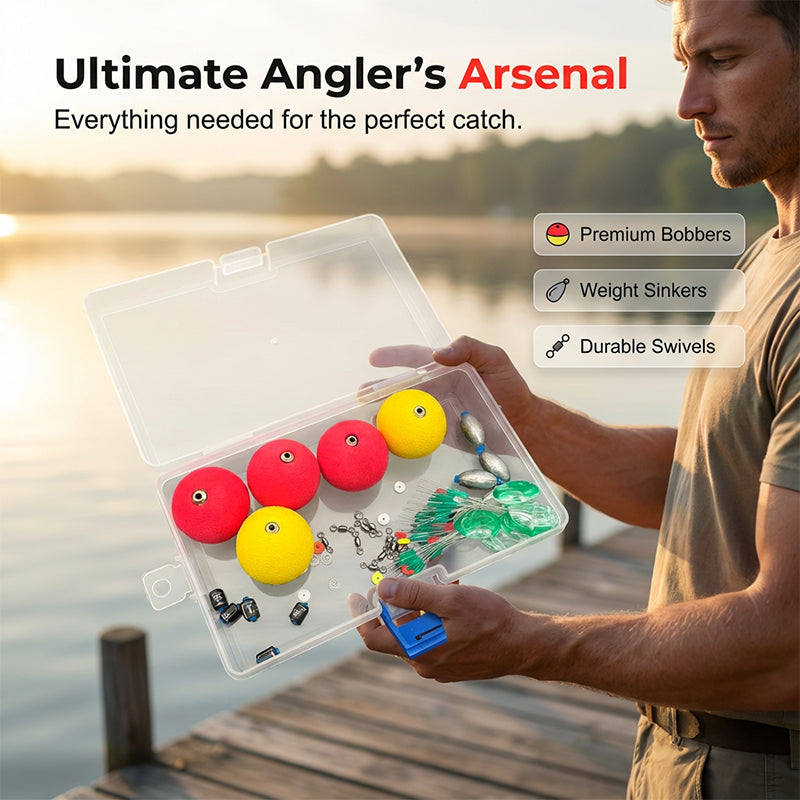 🎣✨ PROMO FLASH : 50% DE RÉDUCTION ! Kit de Pêche au Flotteur avec Plombs et Accessoires – Mousse Haute Densité Ultra-Résistante & Couleurs Néon Très Visibles for des Touches Détectées et des Lancers Précis ✨