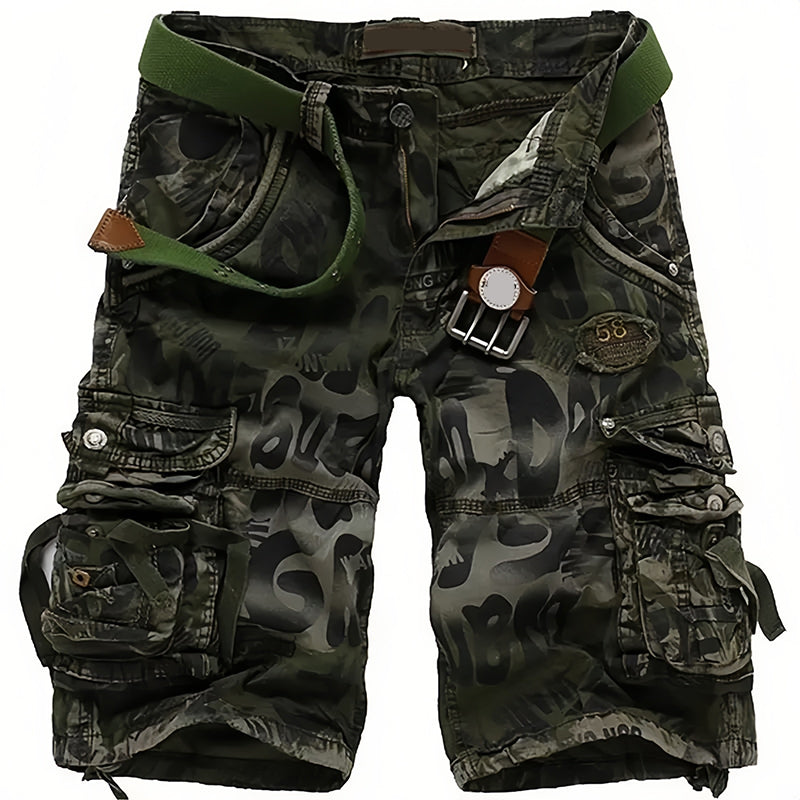 Short cargo homme 🩸 Classique et robuste, multiples poches pratiques, fermeture éclair fluide, durable et résistant à l'usure, idéal pour le travail et les activités de plein air 💪