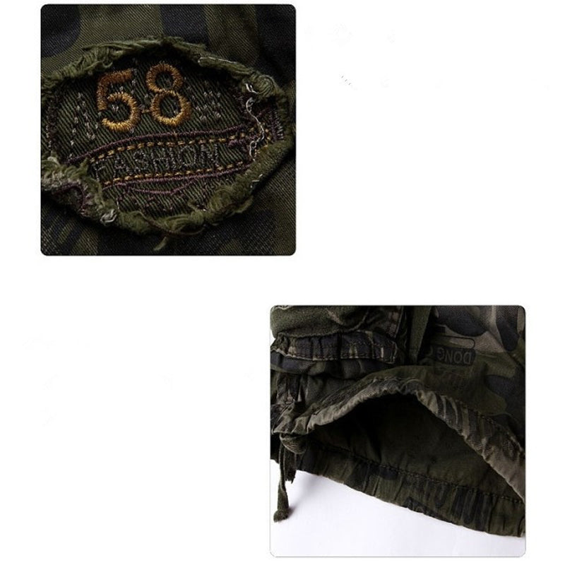 Short cargo homme 🩸 Classique et robuste, multiples poches pratiques, fermeture éclair fluide, durable et résistant à l'usure, idéal pour le travail et les activités de plein air 💪
