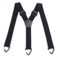 Bretelles antidérapantes 👖 Large élastique + crochets robustes, boucle de réglage en métal, polyester durable, convient aussi bien aux vêtements de travail qu'à une utilisation en extérieur 🔧