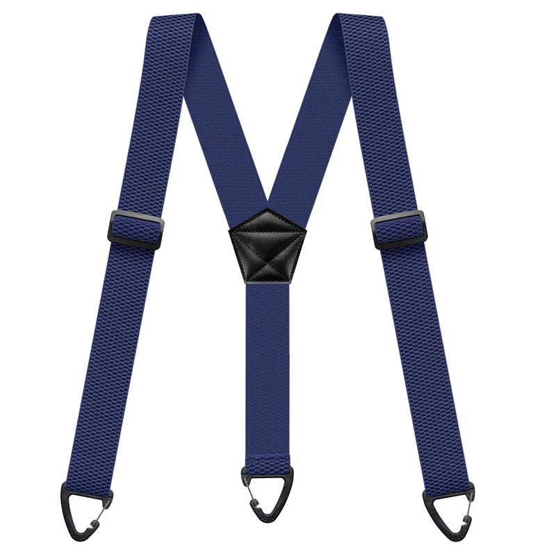 Bretelles antidérapantes 👖 Large élastique + crochets robustes, boucle de réglage en métal, polyester durable, convient aussi bien aux vêtements de travail qu'à une utilisation en extérieur 🔧