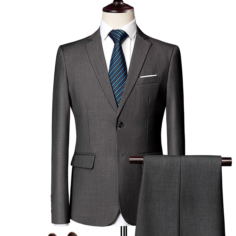 ✨👔60 % DE RÉDUCTION + LIVRAISON GRATUITE 💼Costume deux pièces pour homme, coupe moderne – Respirant, infroissable et style professionnel ✨