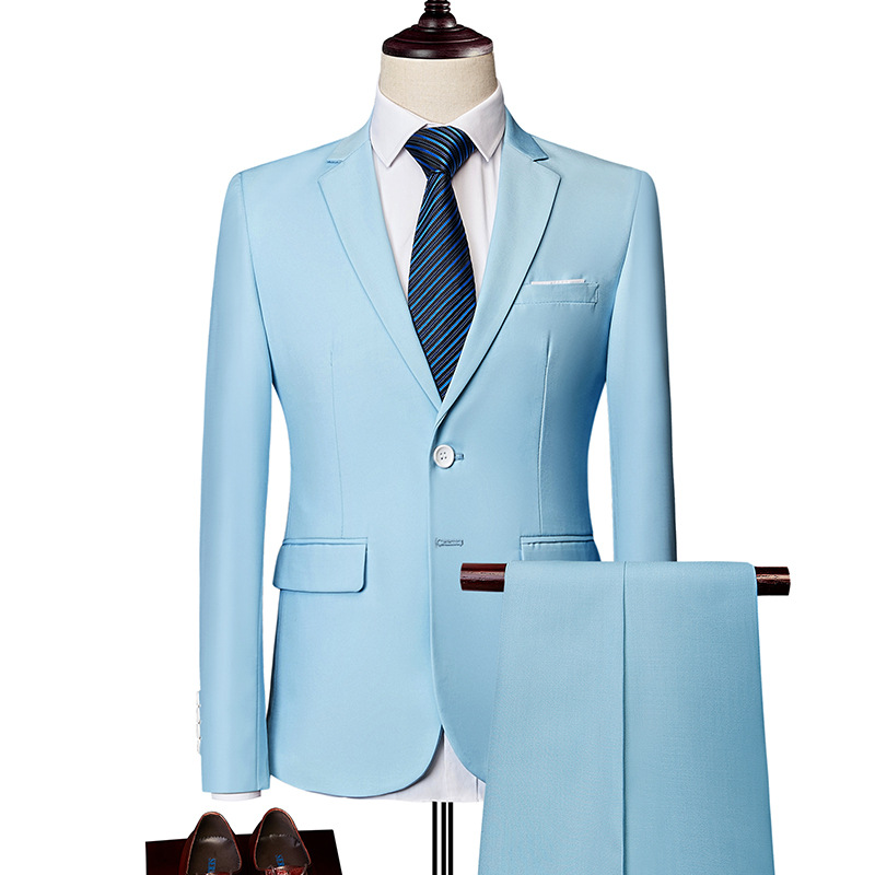 ✨👔60 % DE RÉDUCTION + LIVRAISON GRATUITE 💼Costume deux pièces pour homme, coupe moderne – Respirant, infroissable et style professionnel ✨