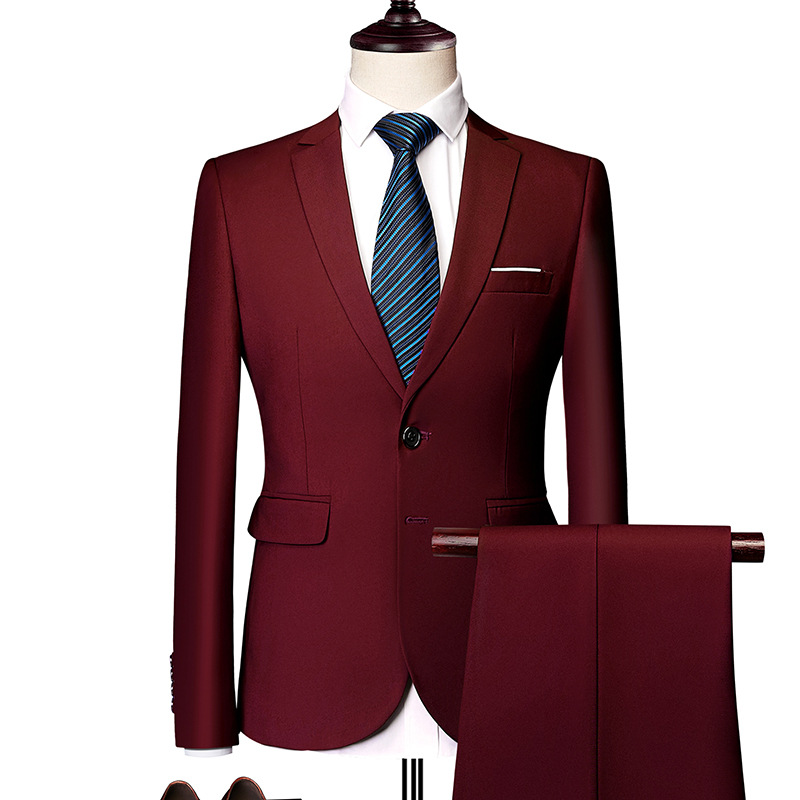 ✨👔60 % DE RÉDUCTION + LIVRAISON GRATUITE 💼Costume deux pièces pour homme, coupe moderne – Respirant, infroissable et style professionnel ✨