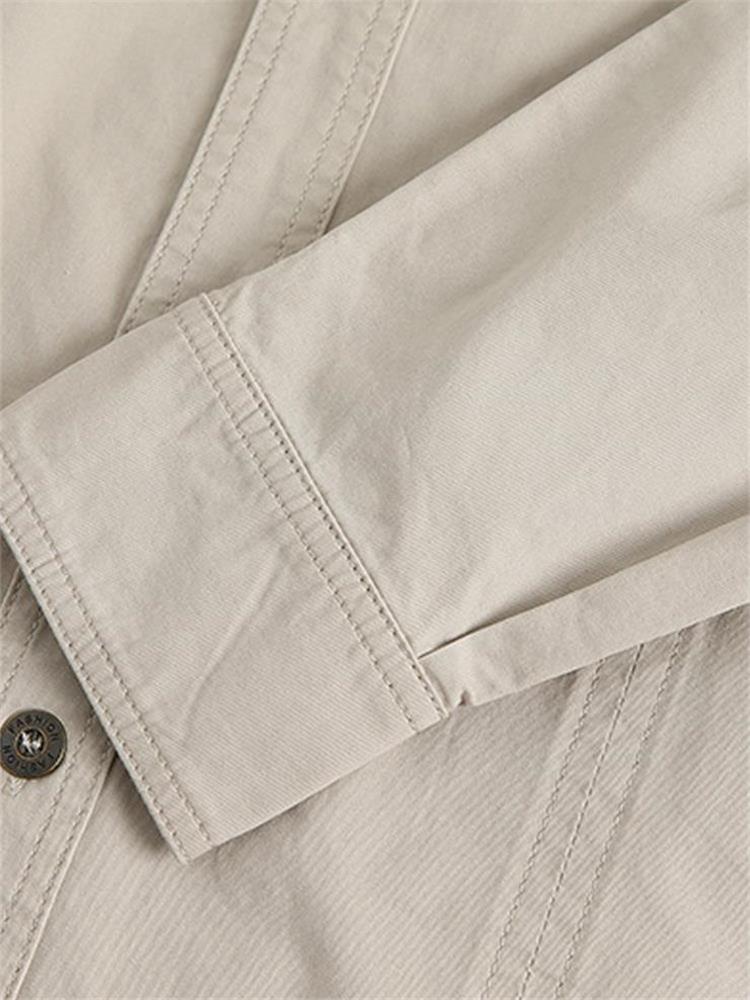 🆕Nouveau style 2026✨Chemise de travail en coton à manches longues pour homme👔