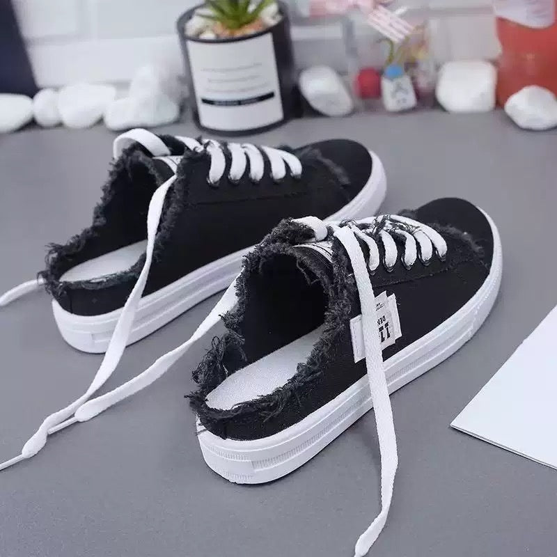 📢📢50 % DE RÉDUCTION !! ⏰Baskets mules en jean pour femme