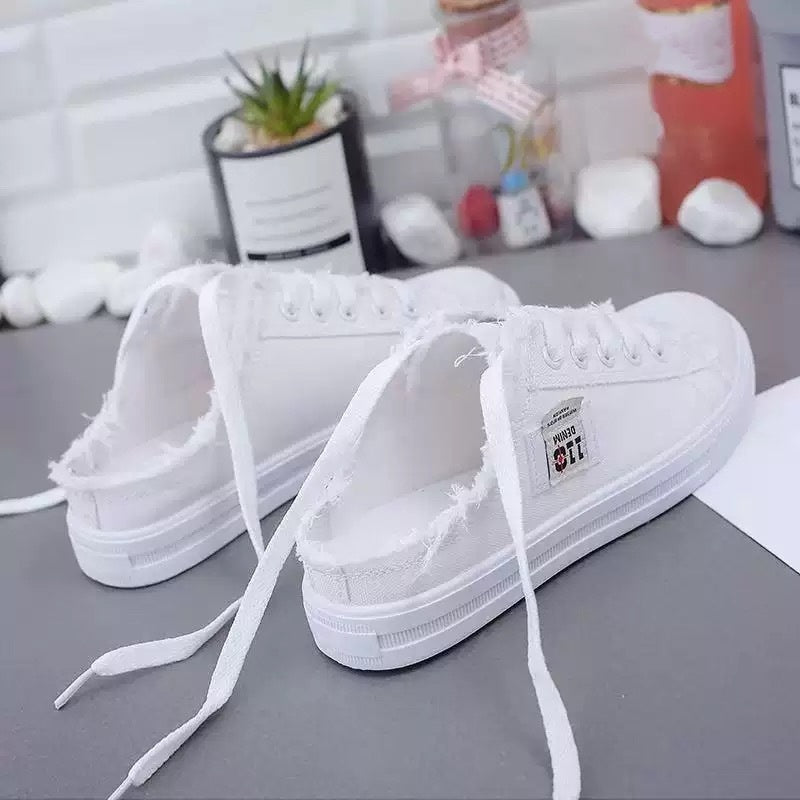 📢📢50 % DE RÉDUCTION !! ⏰Baskets mules en jean pour femme
