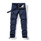 Pantalon cargo tactique pour homme 🧥 | Multiples poches 📦 Mélange de coton résistant 💪 Genoux amples et structurés 🦵 Taille et bas de jambes ajustables 🎛️