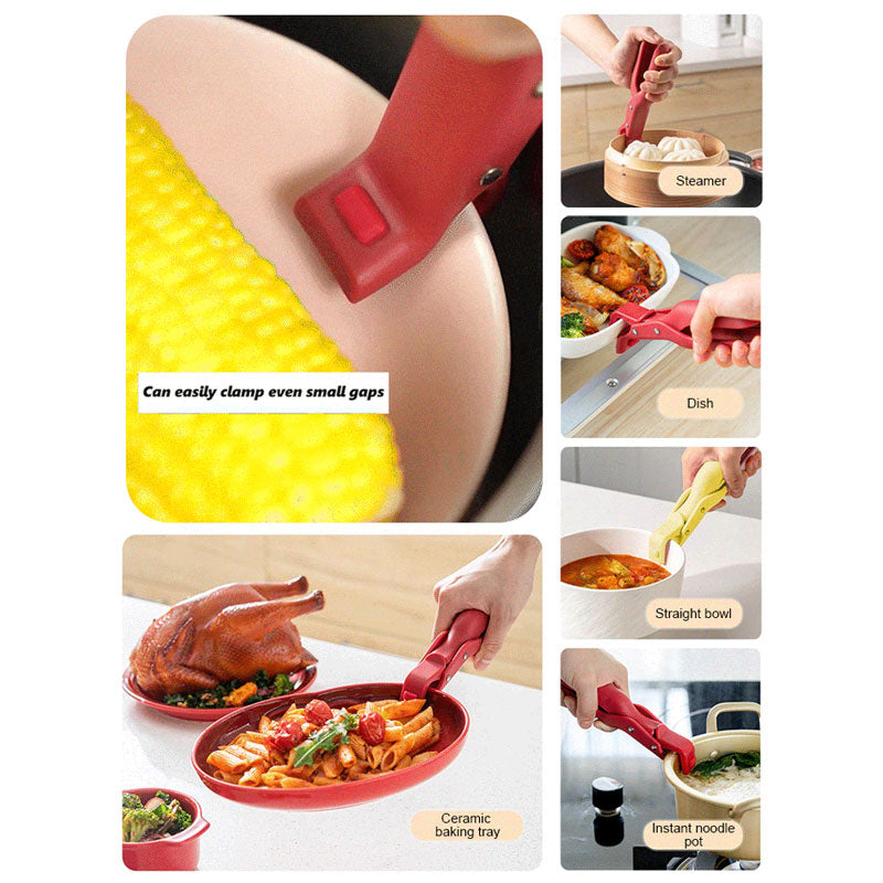 💝Un seul clip pour les bols, les couvercles et bien plus encore ! Clip de fixation anti-brûlure – Accessoire de cuisine polyvalent – Gain de place et plus de commodité