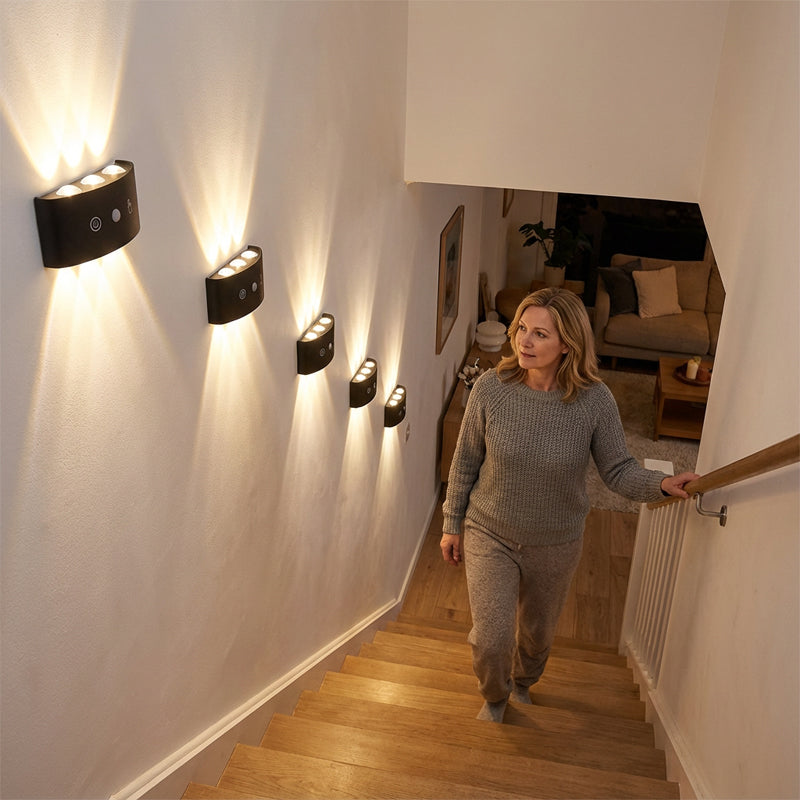 💡 50 % DE RÉDUCTION ! 🔋 Veilleuse LED rechargeable avec détecteur de mouvement – Luminosité réglable, fixation magnétique, idéale pour les couloirs, les escaliers et les chambres 🌙