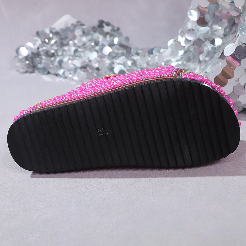 👡 50 % DE RÉDUCTION ! ✨ Sandales à double boucle et talon en liège – Design élégant, confort optimal et idéales pour un look estival tendance 💎