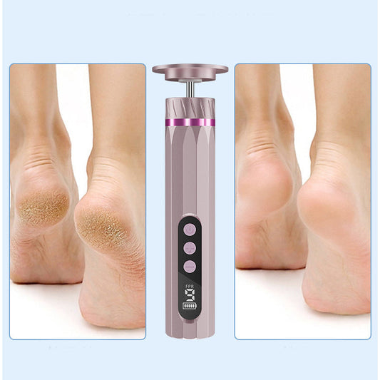 🦶🔧 Râpe électrique pour les pieds à 9 vitesses | Écran LCD · Recharge USB-C · Boîtier en alliage d'aluminium · Têtes de ponçage interchangeables · Poignée ergonomique en forme de stylo