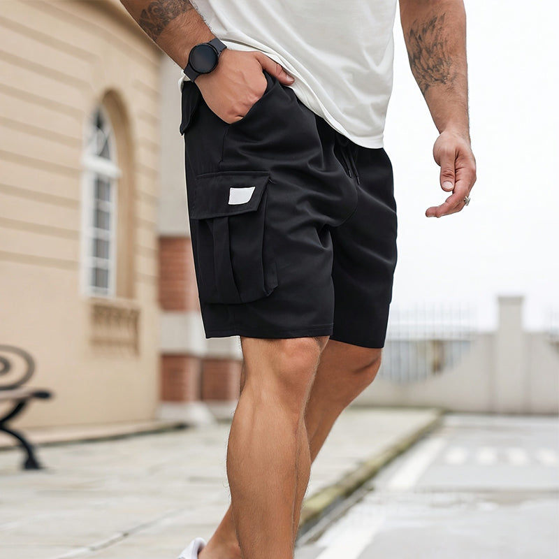 🩳PROMO FLASH 50%🔥Short Cargo Décontracté Homme – Grandes Poches, Taille à Cordon, Tissu Respirant, 5 Couleurs, Taille XL-6XL, Parfait pour l'Été👕