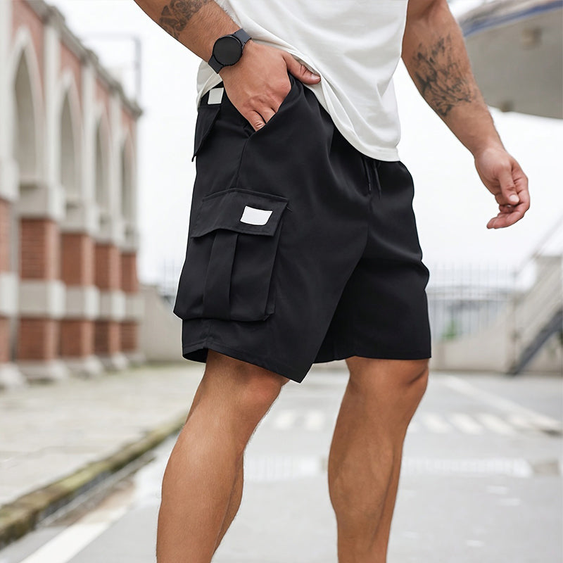 🩳PROMO FLASH 50%🔥Short Cargo Décontracté Homme – Grandes Poches, Taille à Cordon, Tissu Respirant, 5 Couleurs, Taille XL-6XL, Parfait pour l'Été👕