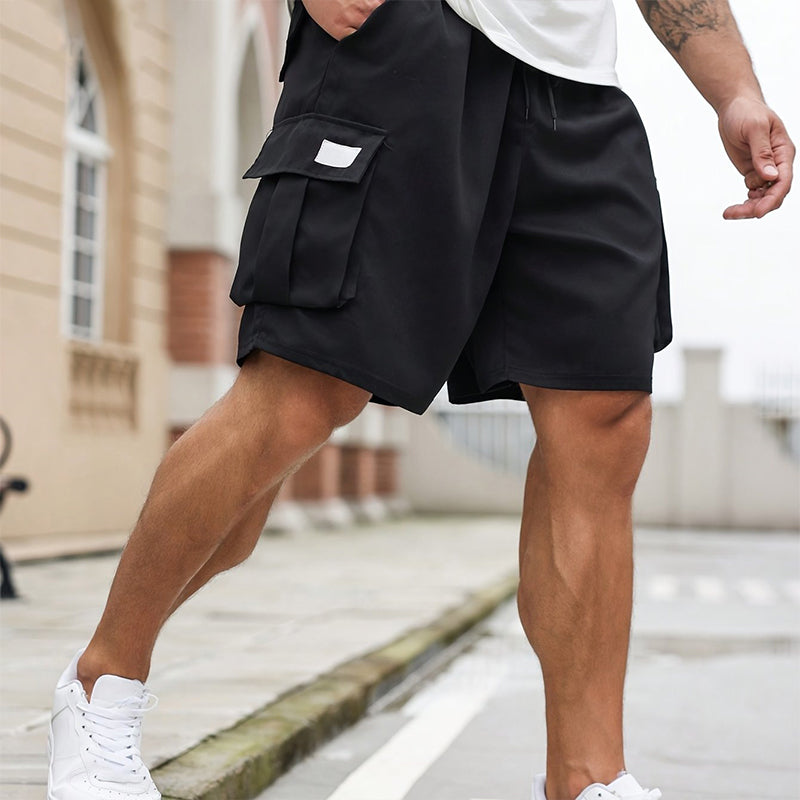 🩳PROMO FLASH 50%🔥Short Cargo Décontracté Homme – Grandes Poches, Taille à Cordon, Tissu Respirant, 5 Couleurs, Taille XL-6XL, Parfait pour l'Été👕