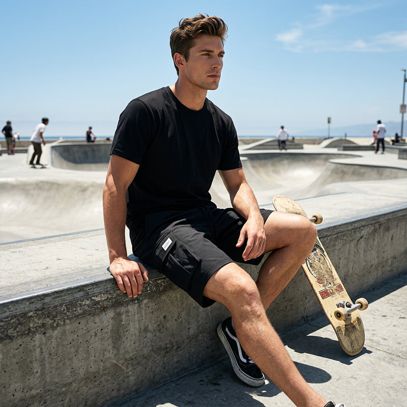 🩳PROMO FLASH 50%🔥Short Cargo Décontracté Homme – Grandes Poches, Taille à Cordon, Tissu Respirant, 5 Couleurs, Taille XL-6XL, Parfait pour l'Été👕