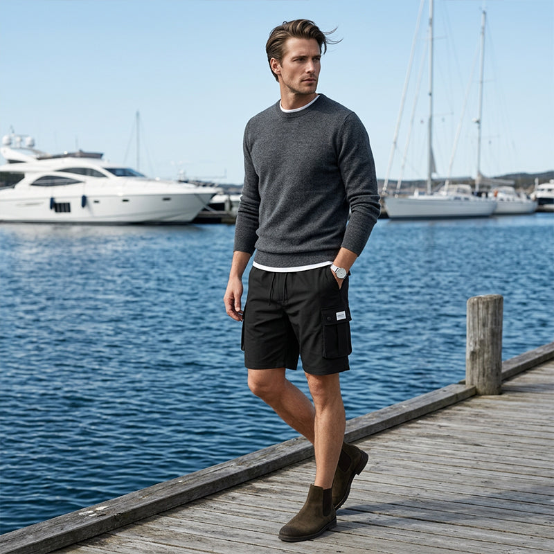 🩳PROMO FLASH 50%🔥Short Cargo Décontracté Homme – Grandes Poches, Taille à Cordon, Tissu Respirant, 5 Couleurs, Taille XL-6XL, Parfait pour l'Été👕