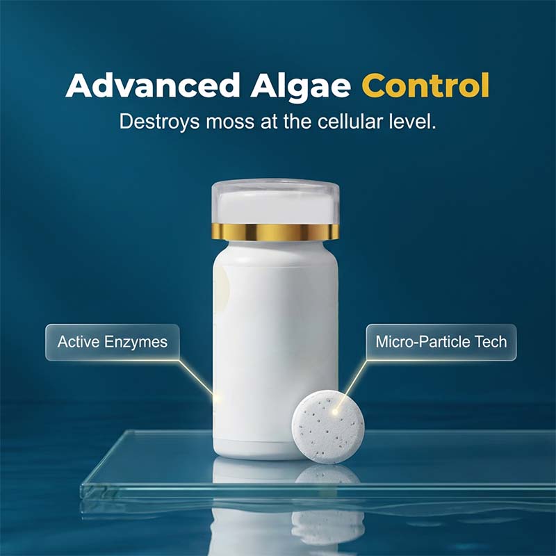 💐🌿 PROMO FLASH 50% ! Traitement Anti-Algues pour Aquarium – 100 Comprimés, Action Rapide 24h, Sans Danger pour Poissons & Plantes, Rétablit l'Équilibre de l'Eau ✨