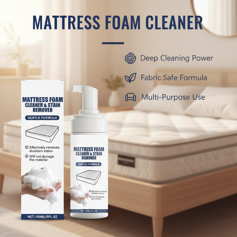 🛏️🧼 Nettoyant moussant multi-surfaces pour matelas – Élimination des taches sans rinçage, neutralisation des odeurs et protection antibactérienne – Paiement à la livraison ✨✅