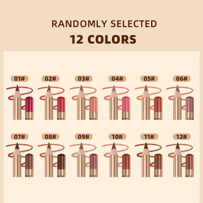 👄 50 % DE RÉDUCTION ! 💄 Coffret de 12 crayons à lèvres anti-bavures – Longue tenue, texture crémeuse et waterproof – Idéal pour un usage quotidien ou un maquillage professionnel 🎨
