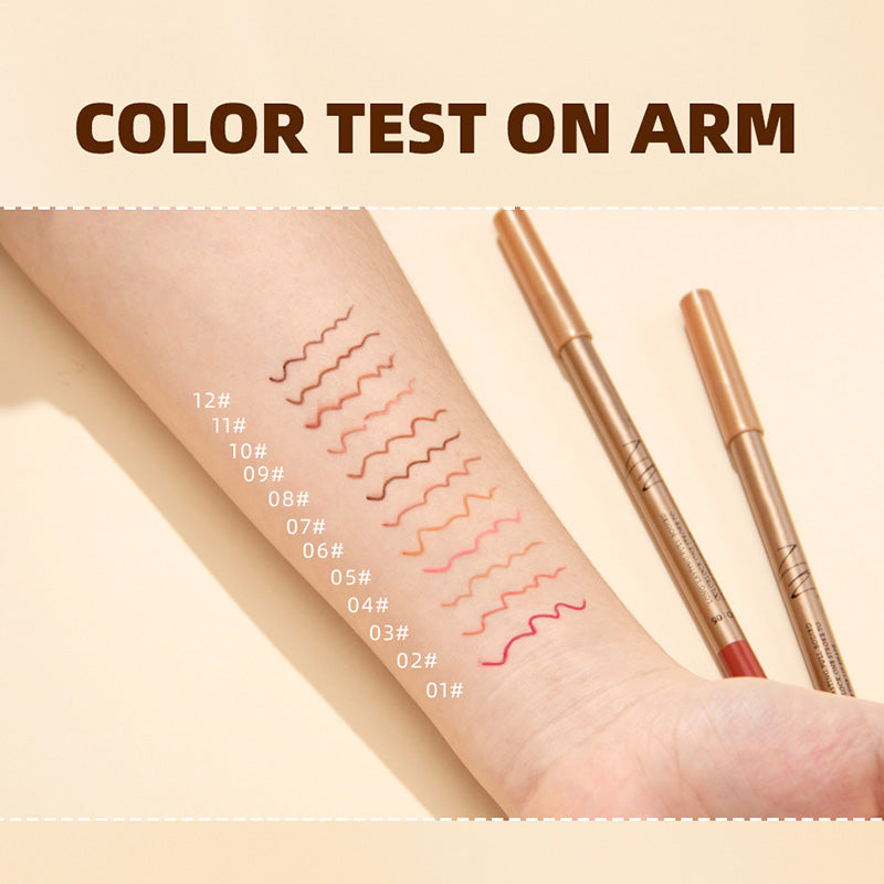 👄 50 % DE RÉDUCTION ! 💄 Coffret de 12 crayons à lèvres anti-bavures – Longue tenue, texture crémeuse et waterproof – Idéal pour un usage quotidien ou un maquillage professionnel 🎨