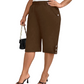 👖50 % DE RÉDUCTION ! 🌸Pantalon capri décontracté pour femme, confortable et à taille élastiquée