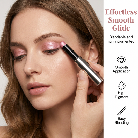 ✨50 % DE RÉDUCTION👁️ Stick à paupières rotatif | Éclat instantané · Tenue longue durée sans bavures · Application soyeuse sans tiraillement · Couleurs intenses · Pas besoin de pinceau