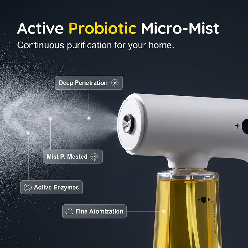 🐾 Kit probiotique anti-odeurs pour animaux de compagnie – Efficace et durable pour les sols, les canapés et les moquettes