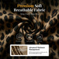 🐆 50 % DE RÉDUCTION POUR UNE DURÉE LIMITÉE ! ✨ Mini-robe à imprimé léopard avec bretelles spaghetti – Dos nu, extensible, coupe moulante 🌙