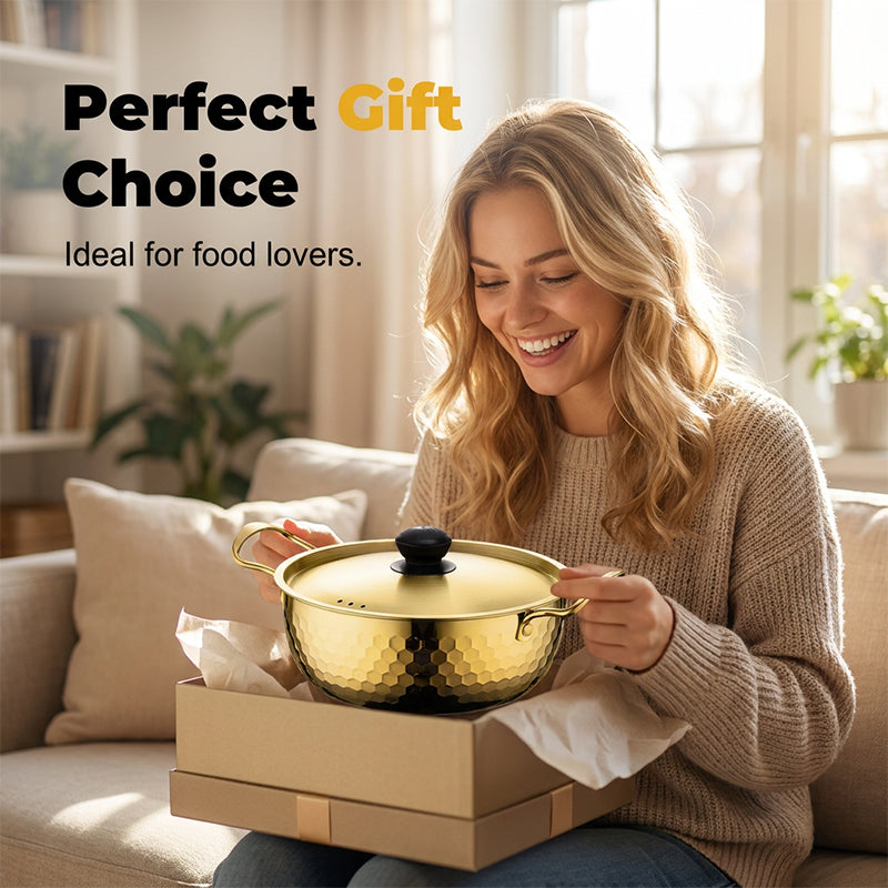 🔥DERNIER JOUR - 50 % DE RÉDUCTION 🍜 Bol à ramen haut de gamme martelé | Acier inoxydable 🍳 Polyvalent, pour de multiples usages