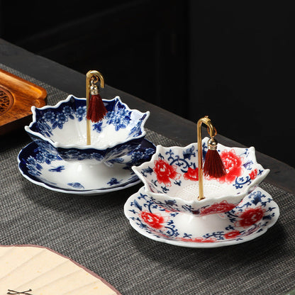 🔥50 % DE RÉDUCTION ! 🎁Lot de passoires à thé en céramique en forme de parapluie  Un cadeau original pour les amateurs de thé ! 💝🍵