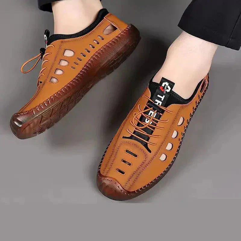 🥾 50 % DE RÉDUCTION POUR UNE DURÉE LIMITÉE ! ✨ Chaussures de randonnée à enfiler – Cuir souple, respirantes, antidérapantes 🏔️