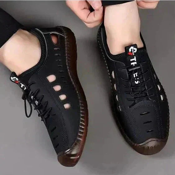 🥾 50 % DE RÉDUCTION POUR UNE DURÉE LIMITÉE ! ✨ Chaussures de randonnée à enfiler – Cuir souple, respirantes, antidérapantes 🏔️