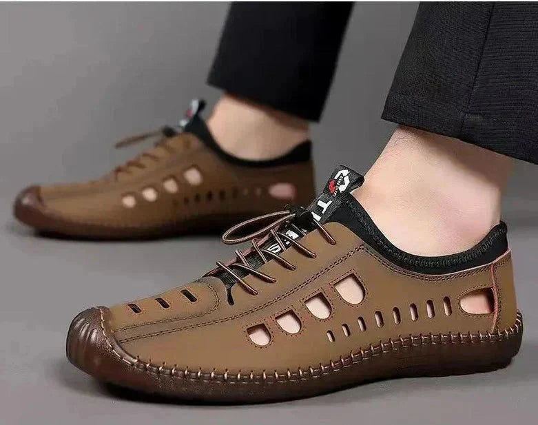 🥾 50 % DE RÉDUCTION POUR UNE DURÉE LIMITÉE ! ✨ Chaussures de randonnée à enfiler – Cuir souple, respirantes, antidérapantes 🏔️