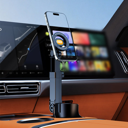 🌀🧲📐 OFFRE LIMITÉE 50% DE RÉDUCTION! Support Universel pour Porte-Gobelet – Angle Réglable à 360°, Compatible avec Tous les Smartphones, Base Magnétique Solide – Idéal pour les Cartes, les Appels ou la Musique en Conduisant 🎵🗺️