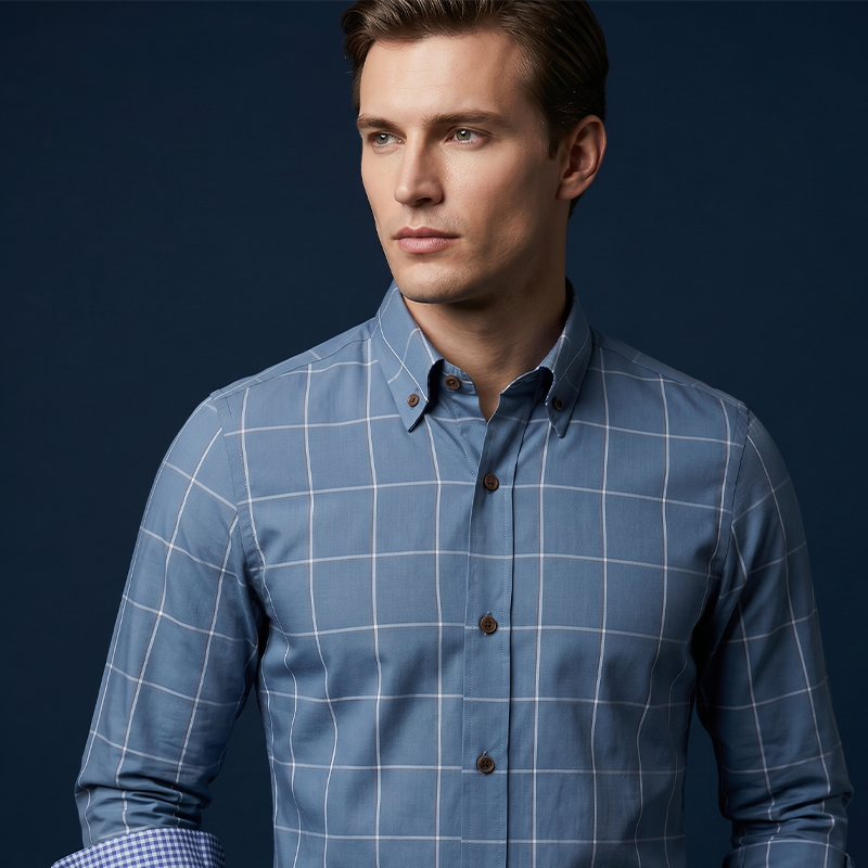 🔥 50 % DE RÉDUCTION 👕 Chemise pour homme à la coupe moderne et à carreaux ✨ Un confort élégant pour le quotidien comme pour le week-end